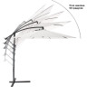 Зонт садовый GREEN GLADE 8002 серый